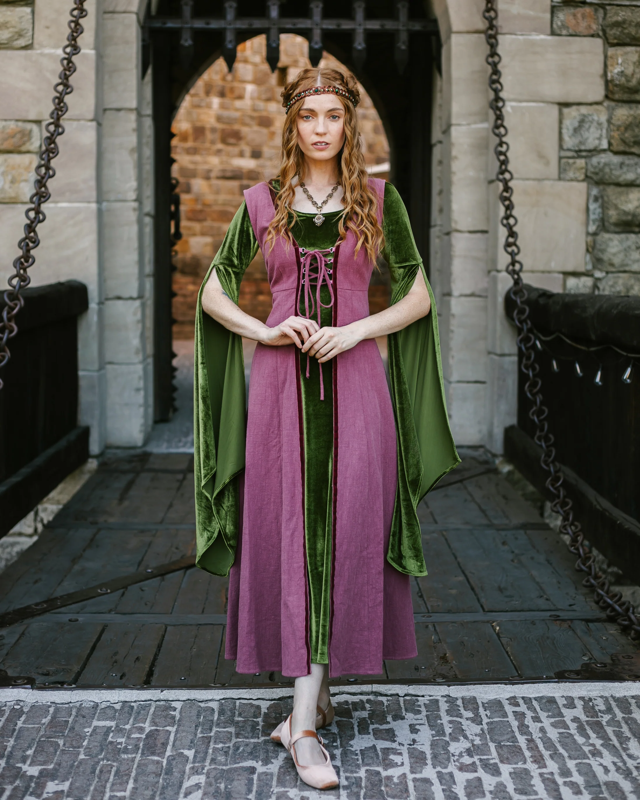 Stained Blackberry Kirtle Dress - Image 4