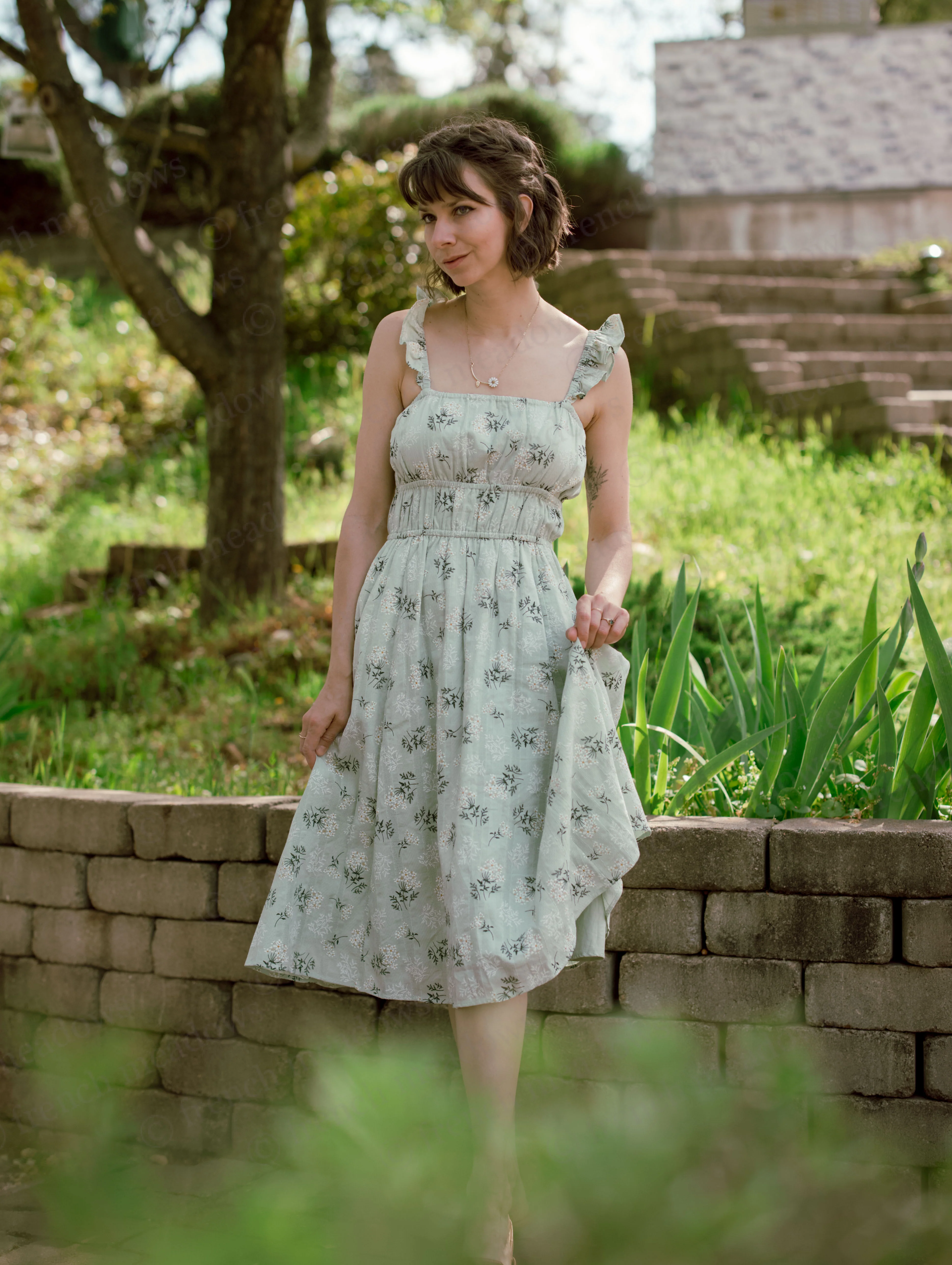 Floral Milkmaid Dress - Image 4