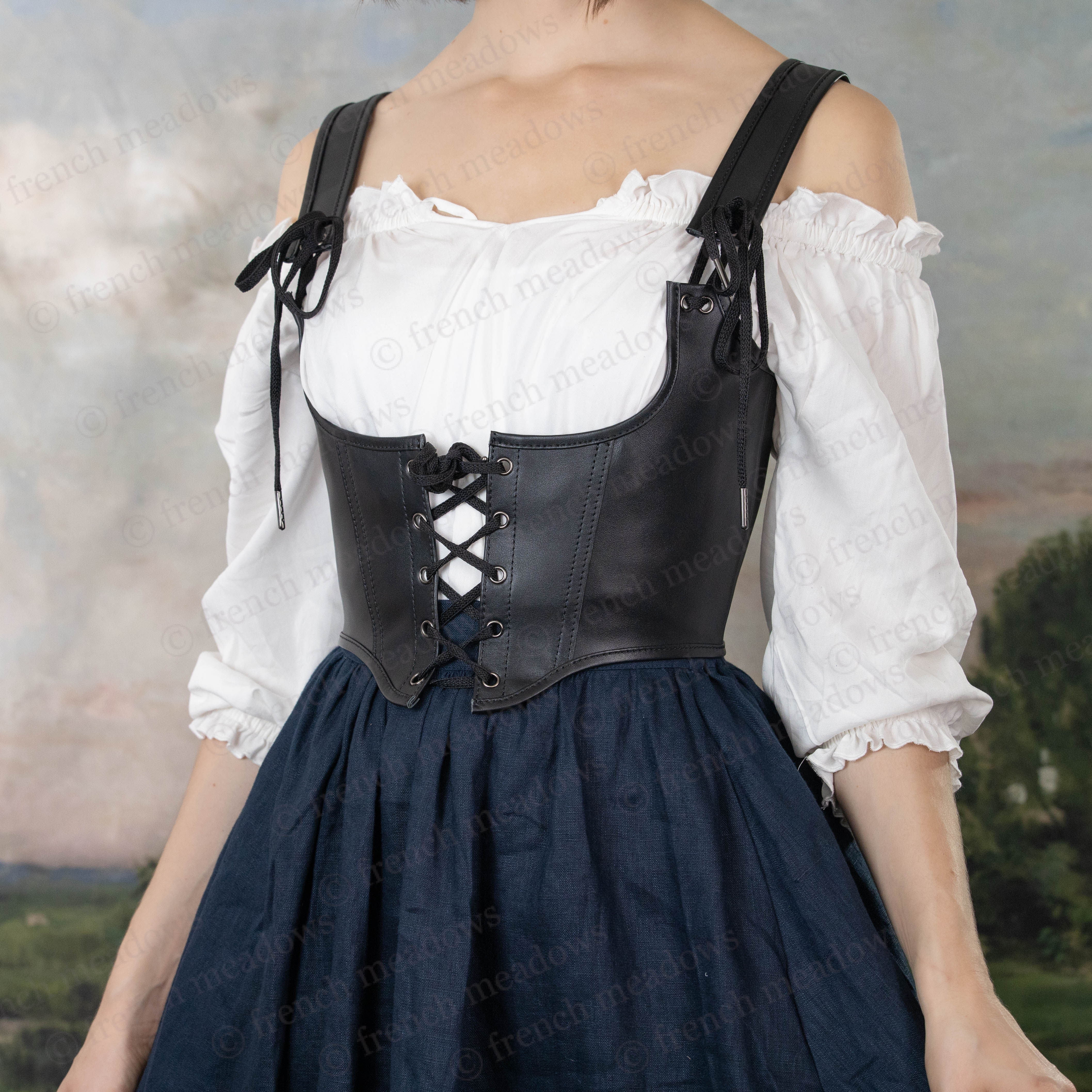 Leather Underbust Corset Belt - Image 10