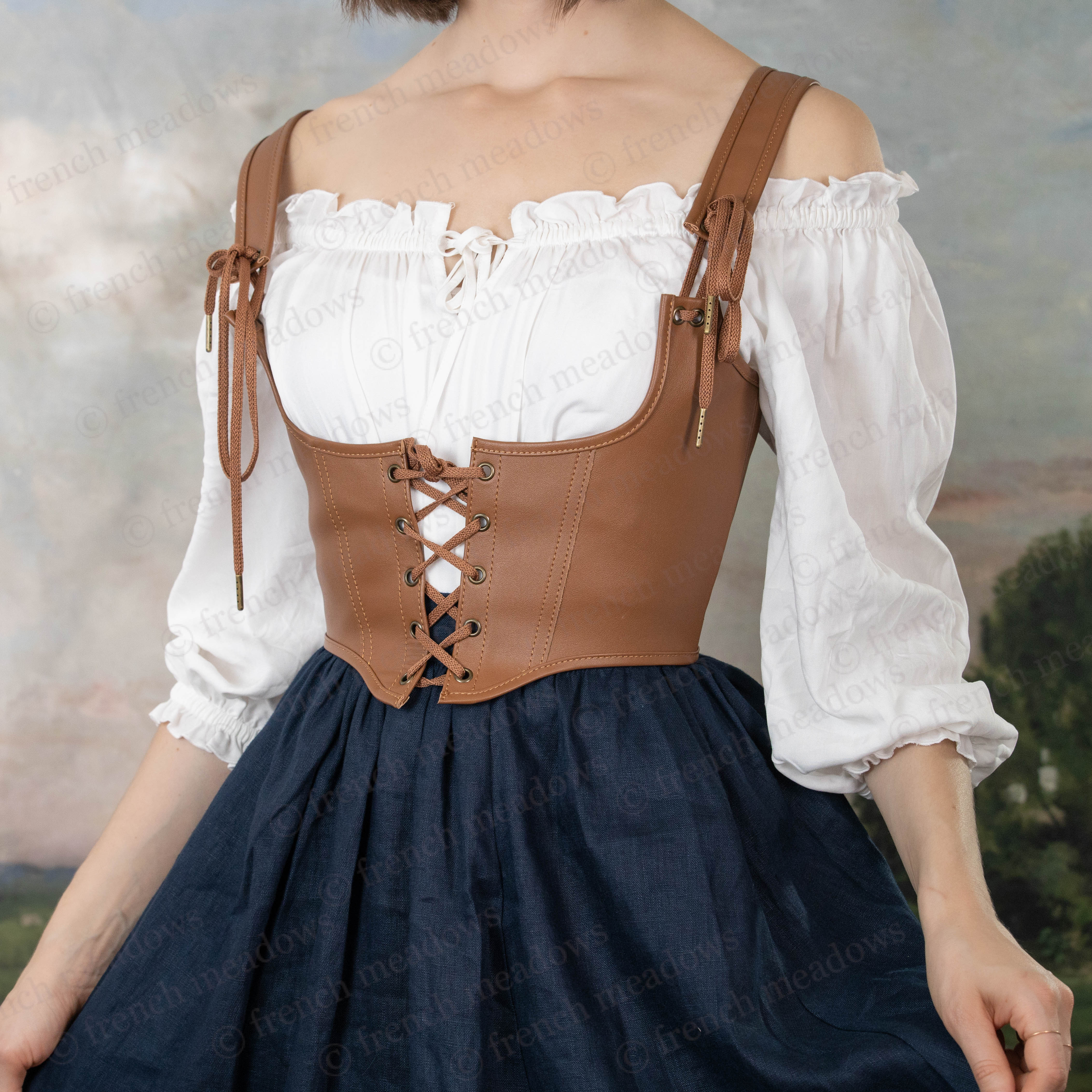 Leather Underbust Corset Belt - Image 11