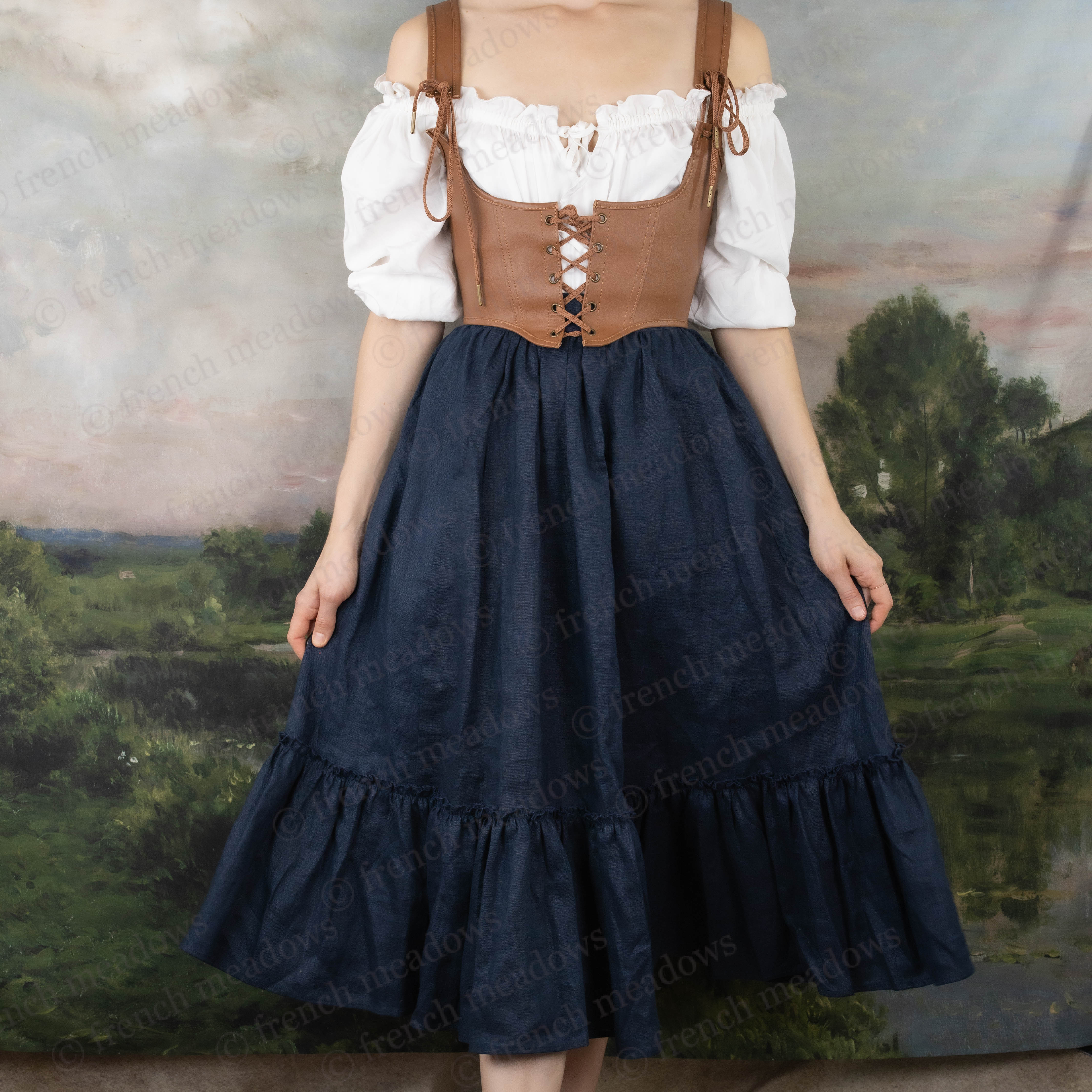 Leather Underbust Corset Belt - Image 12