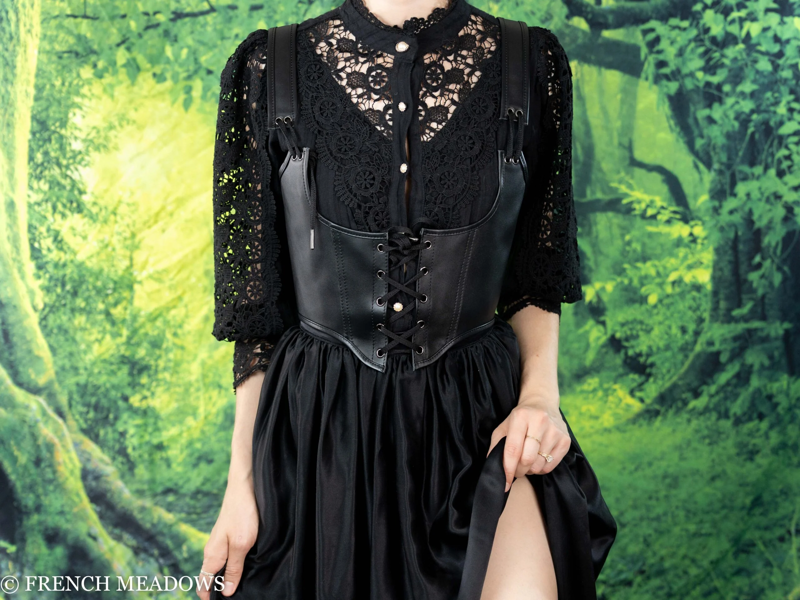 Leather Underbust Corset Belt - Image 16