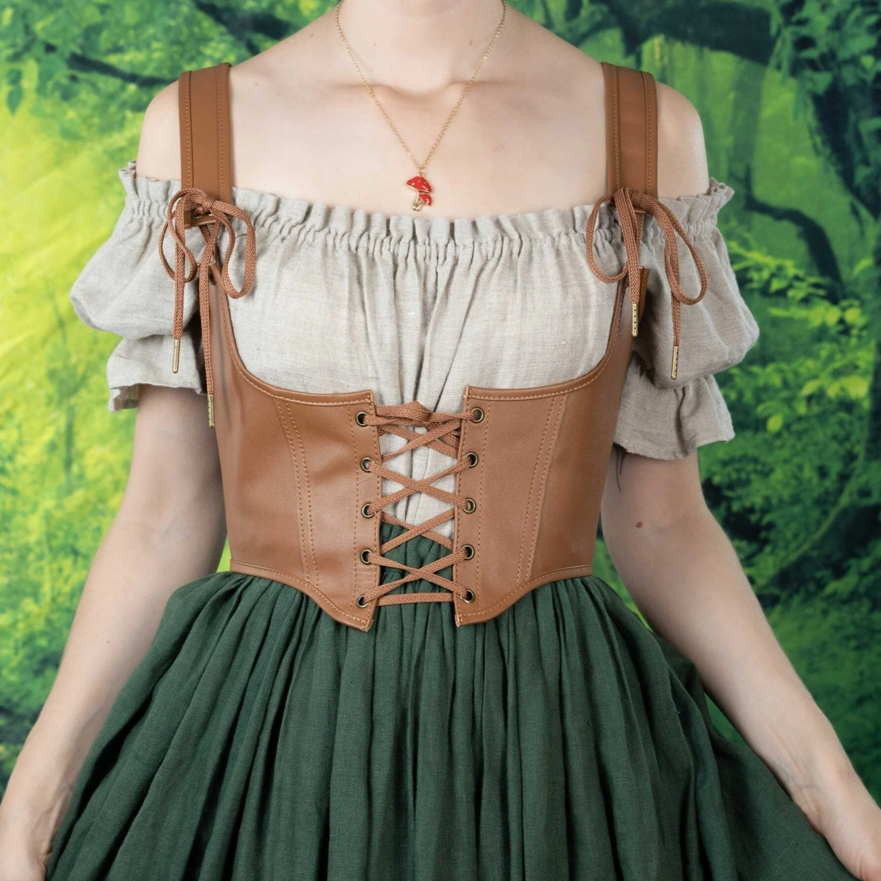 Leather Underbust Corset Belt - Image 4