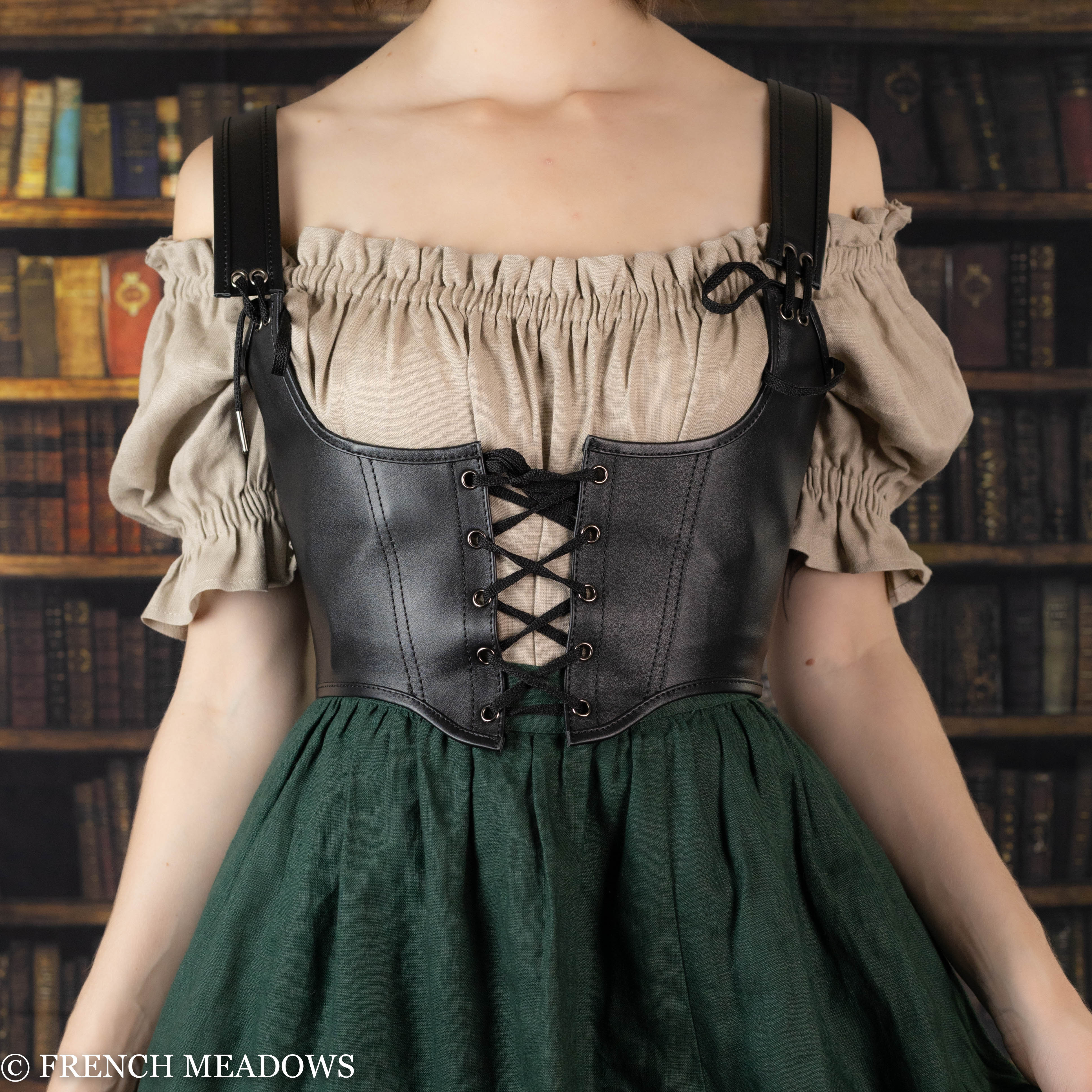 Leather Underbust Corset Belt - Image 5