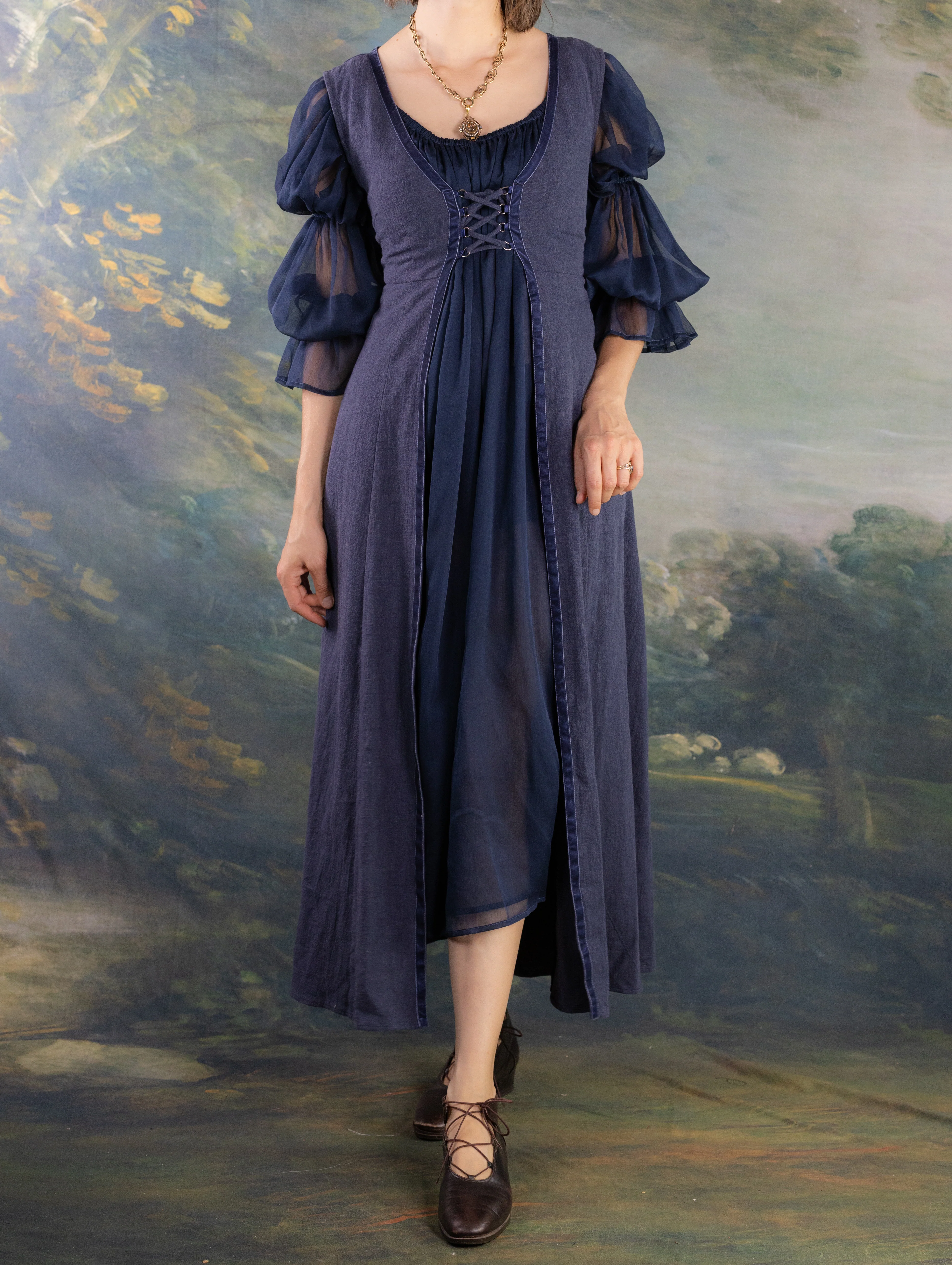 Navy Blue Kirtle Dress - Image 7