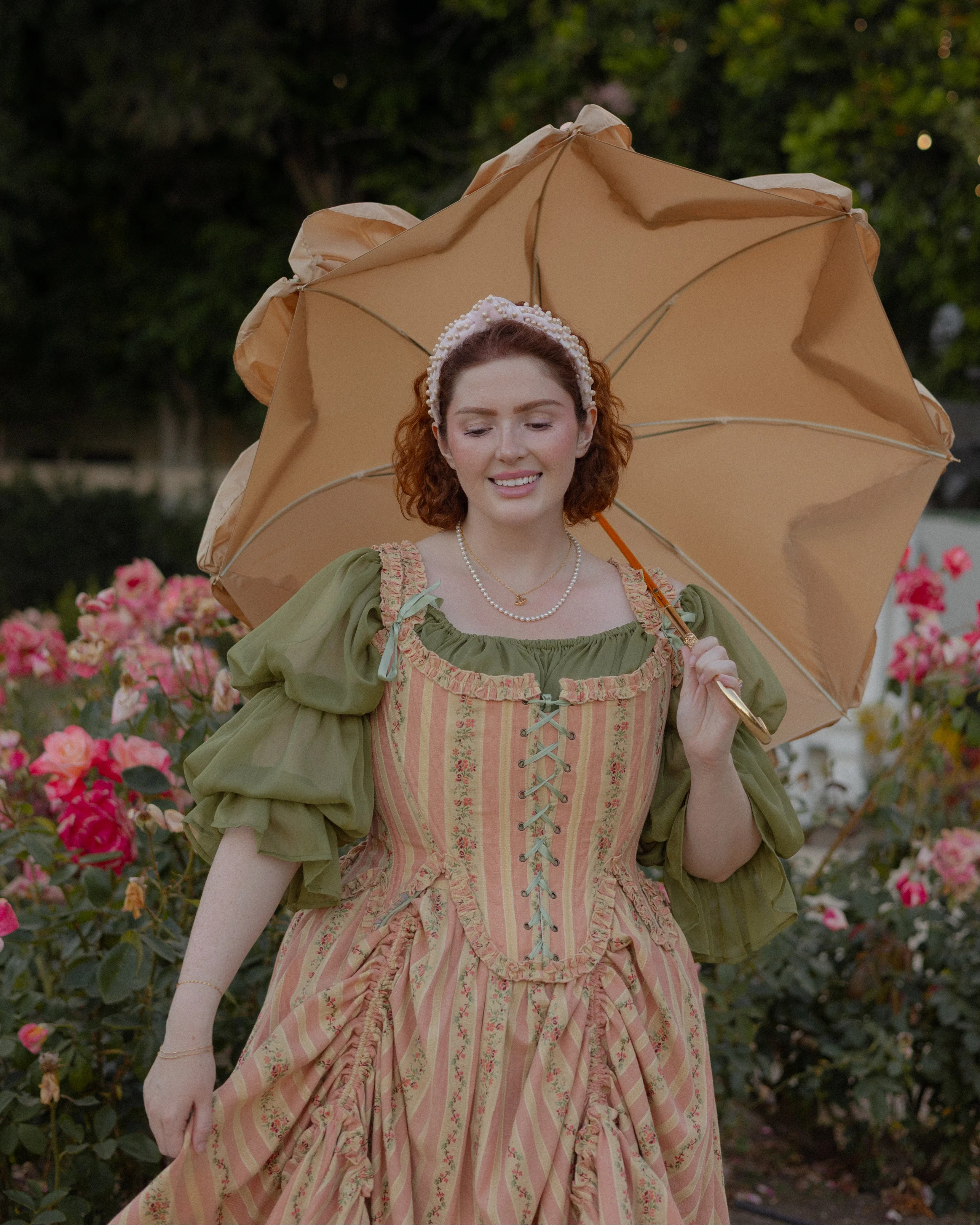 Rococo Pink 18th Century Stays - Image 16