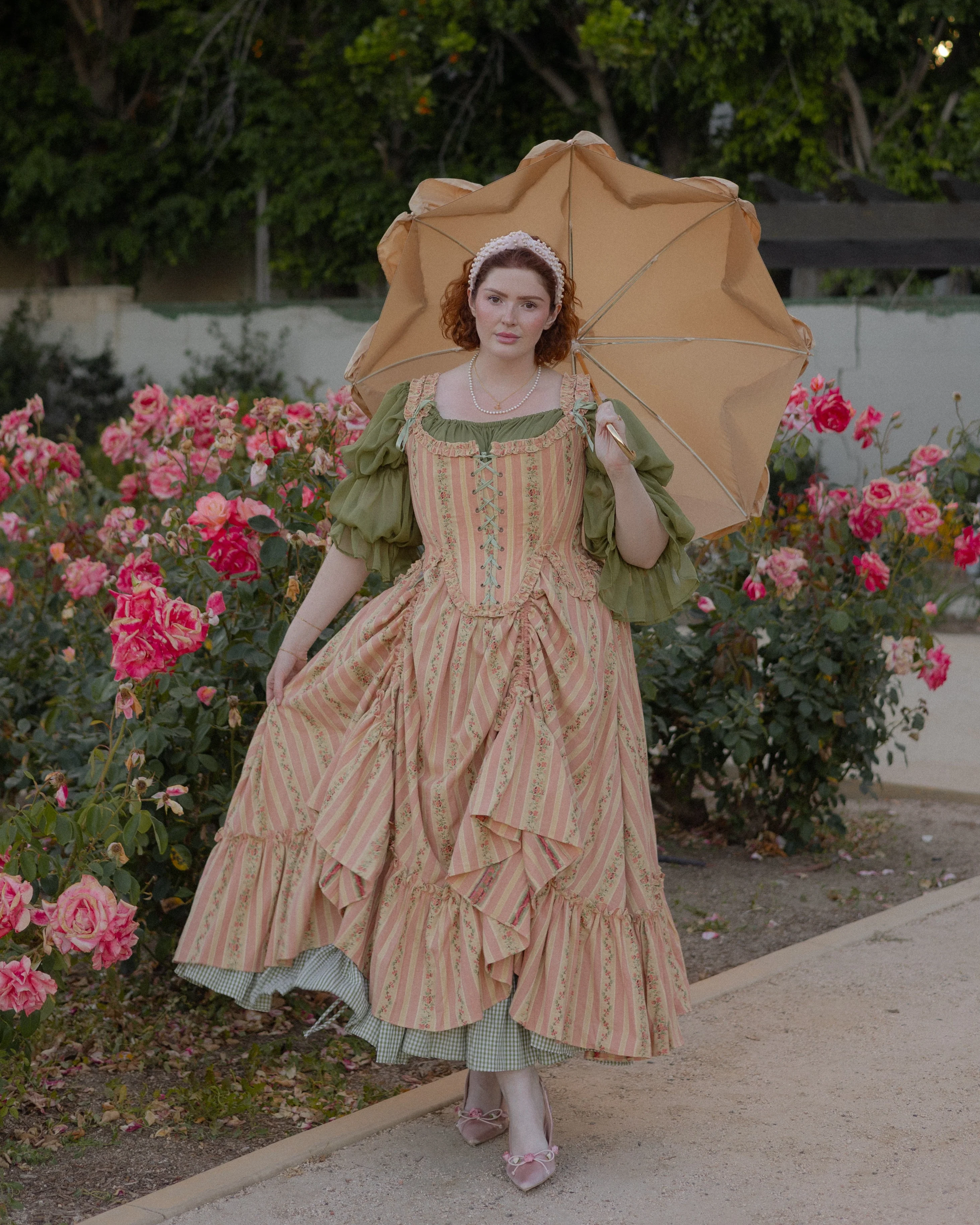 Rococo Pink 18th Century Stays - Image 18