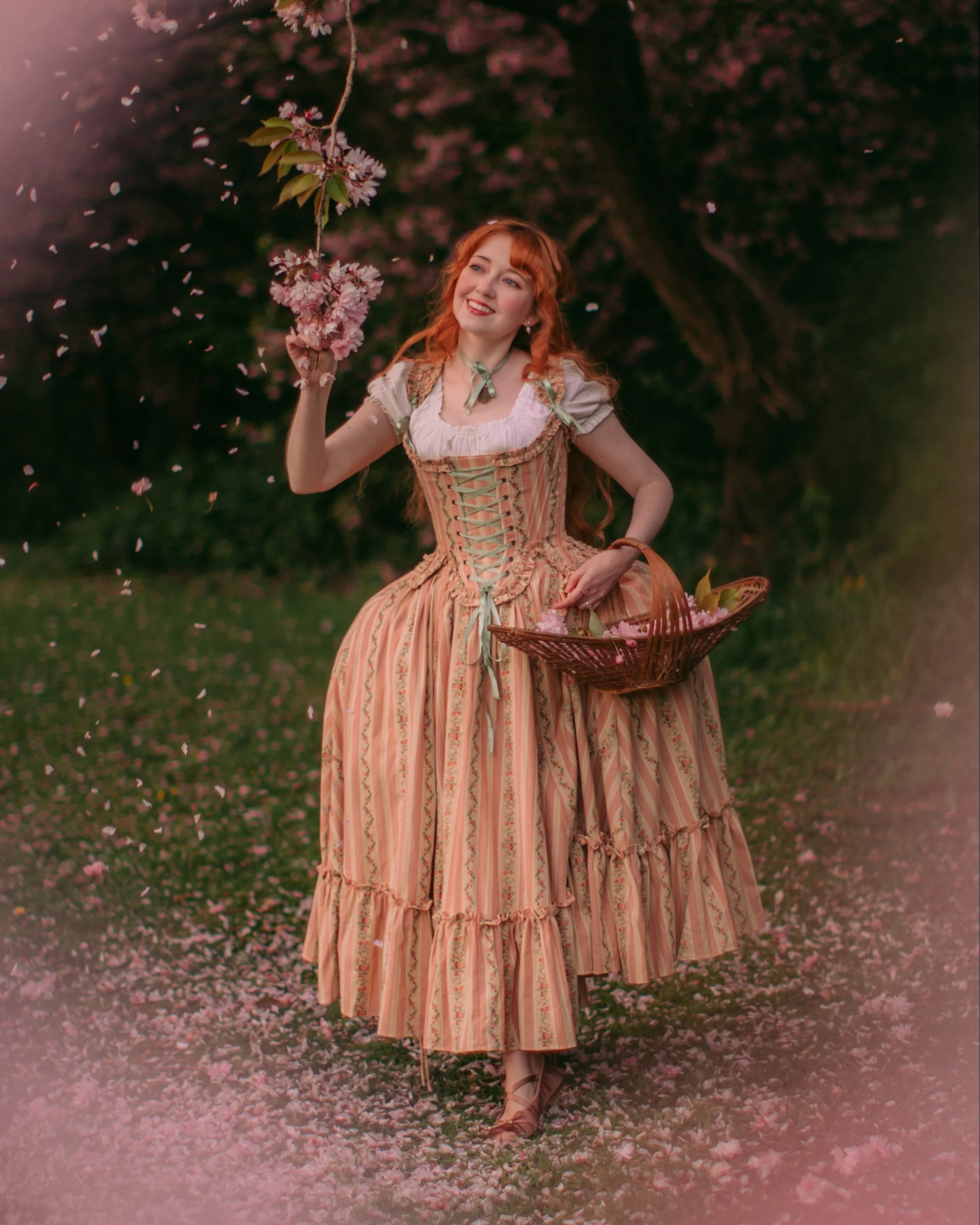 Rococo Pink 18th Century Stays - Image 3