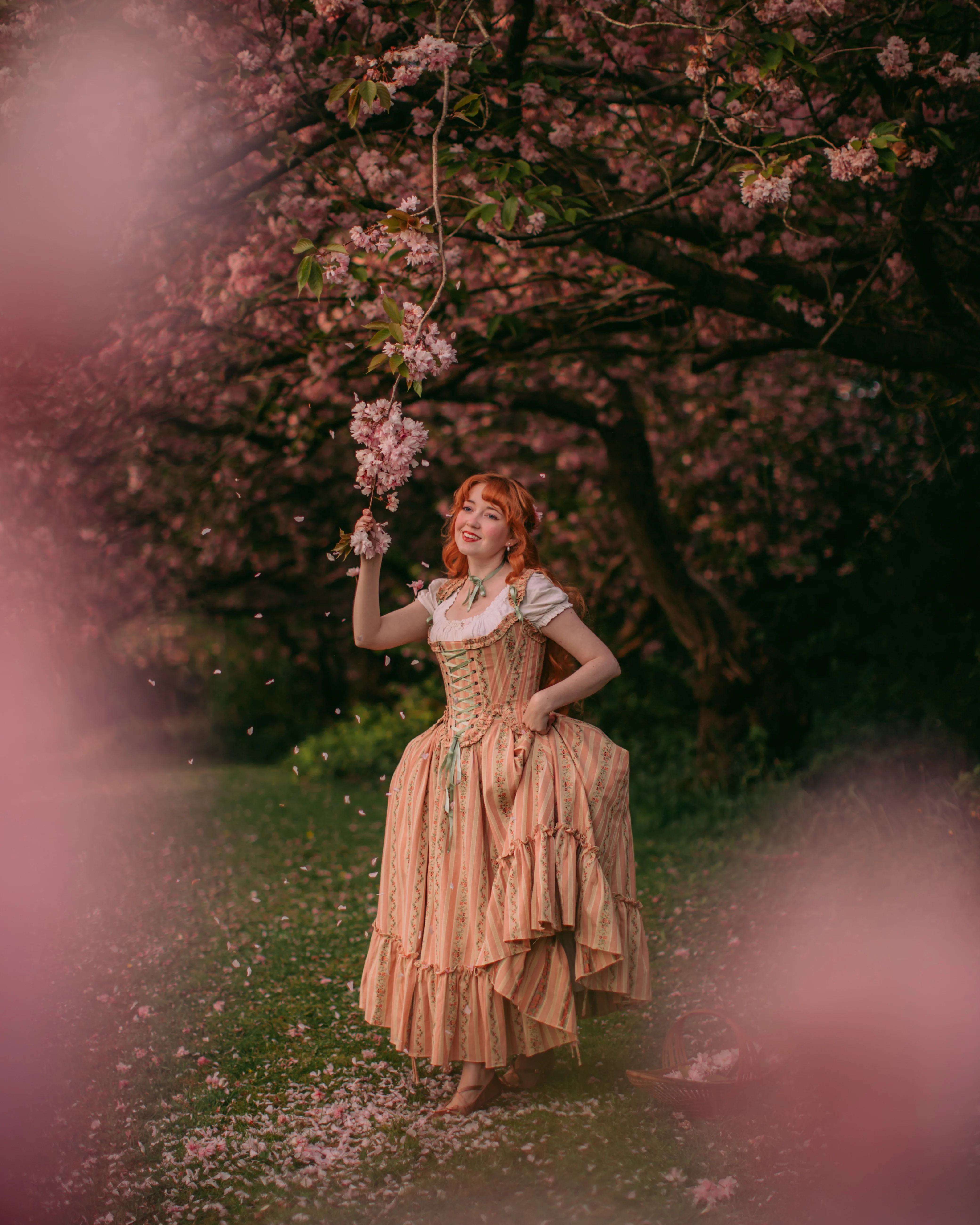Rococo Pink 18th Century Stays - Image 5