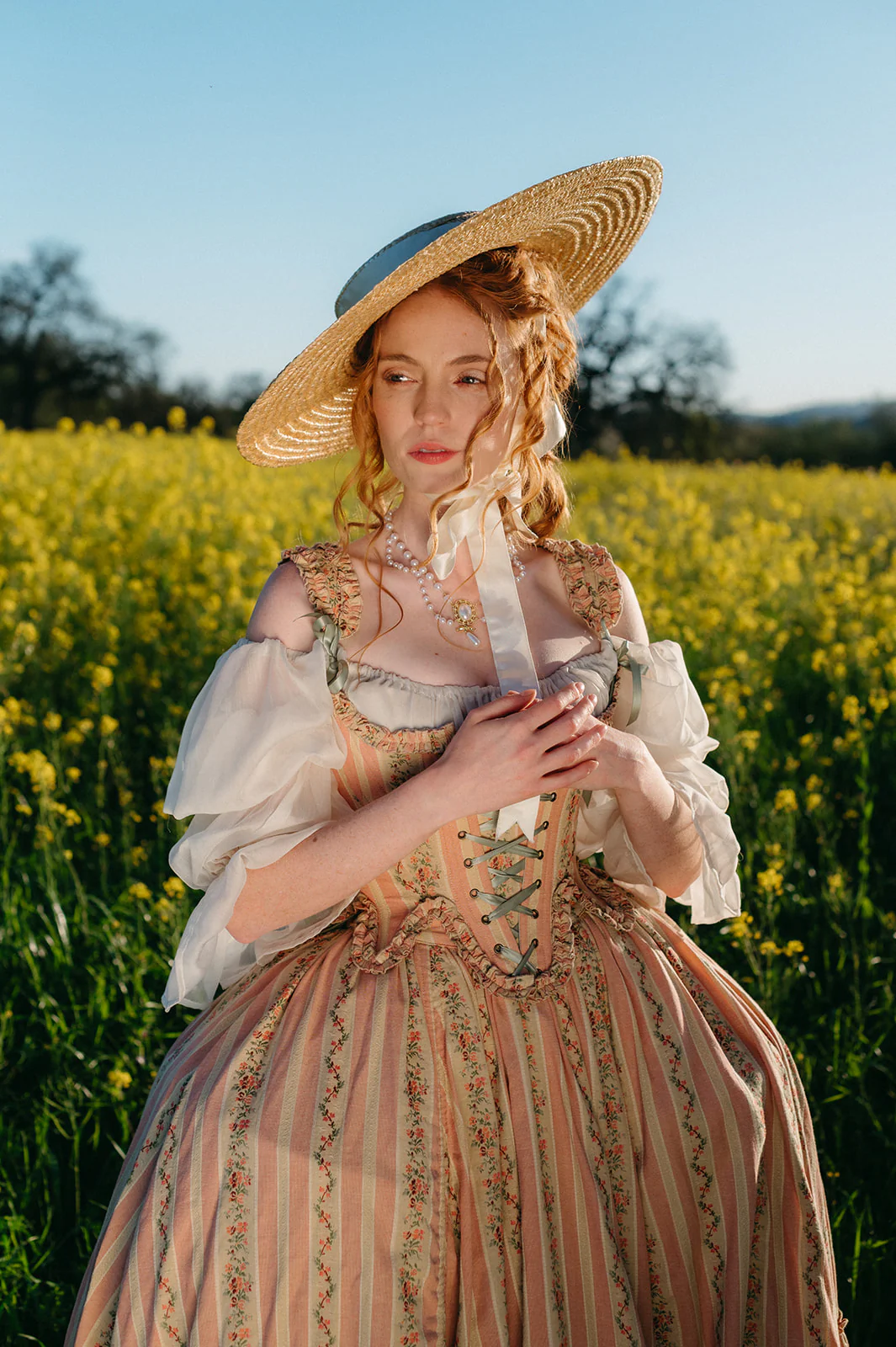Rococo Pink 18th Century Stays - Image 9