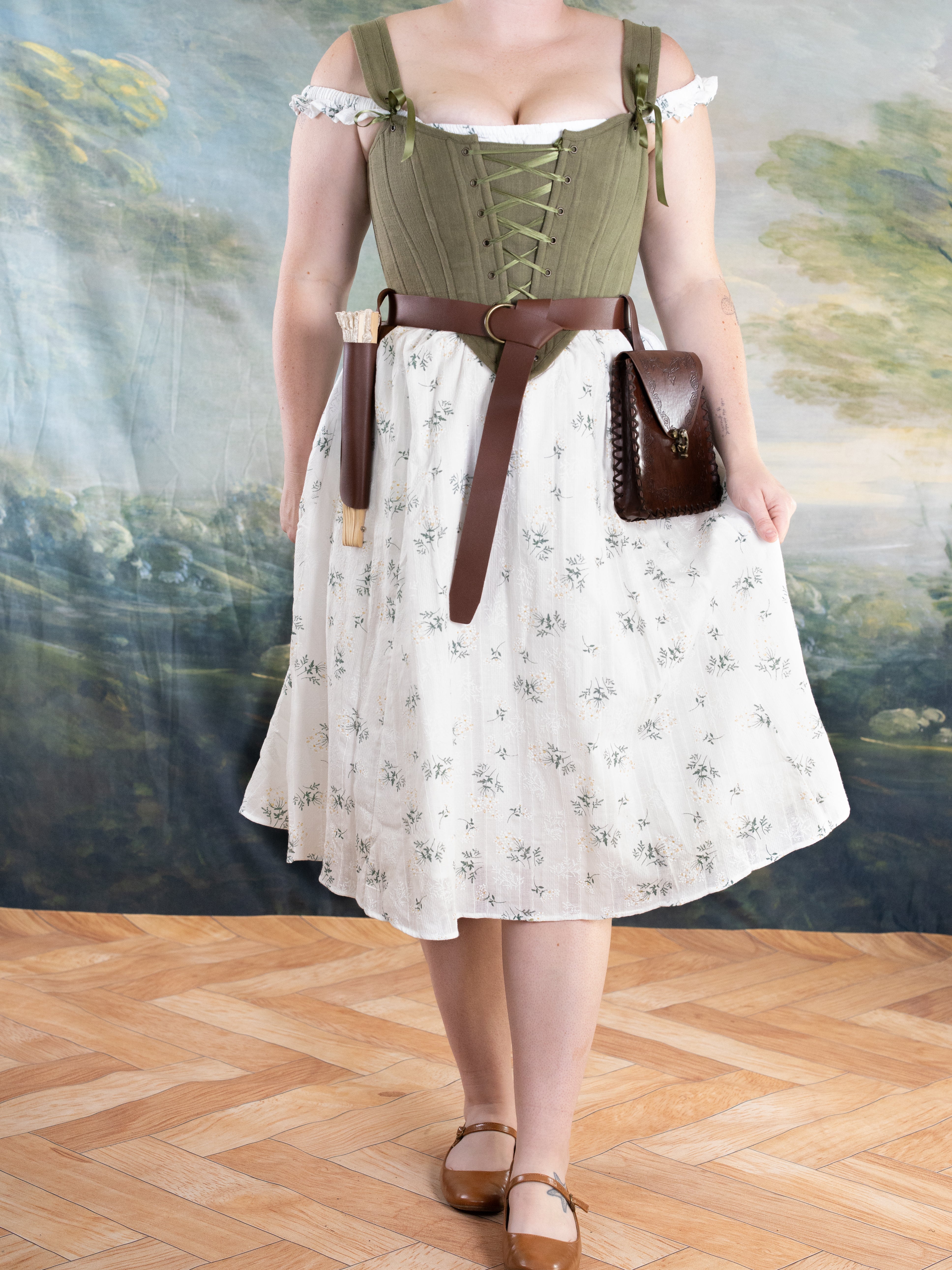 Floral Milkmaid Dress - Image 3